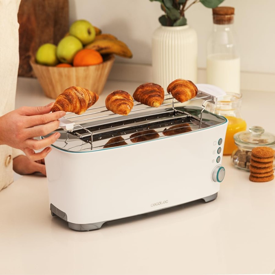 additioanl image for  Cecotec Toaster Double Width White 1350W 